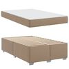 vidaXL Bedframe met matras Cappuccino 120 x 200 cm Stof
