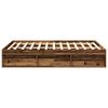vidaXL Bedframe zonder matras 160x200 cm bewerkt hout oud hout