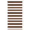 vidaXL Zebra rolgordijn 80x150 cm stofbreedte 75,9 cm polyester bruin