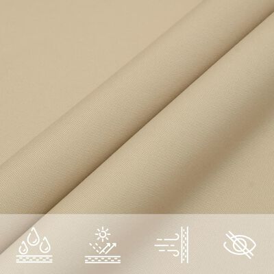 vidaXL Zonnezeil 2x2x2 m 100% polyester oxford beige