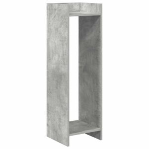 vidaXL Plantenstandaard Betongrijs 30 x 30 x 100 cm Bewerkt hout