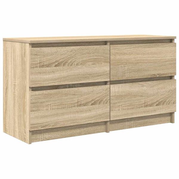 vidaXL Tv-meubel 100x35x54 cm bewerkt hout sonoma eikenkleurig
