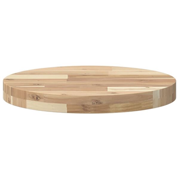 vidaXL Tafelblad rond &Oslash; 40x4 cm massief acaciahout