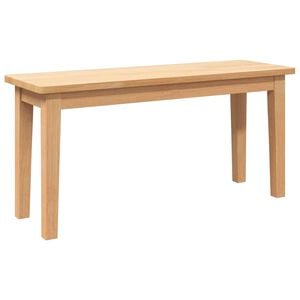 vidaXL Bank 90 cm massief hout rubber