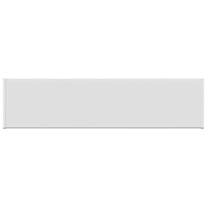 vidaXL Raamsokkel Wit 80 x 25 x 4,5 cm PVC
