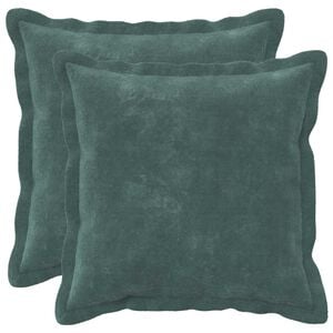 vidaXL Kussensloop 2 pcs HOUTEN Zee blauw 30 x 30 cm Microfiber Fleece