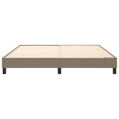 vidaXL Bedframe stof taupe 180x200 cm