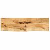 vidaXL Tafelblad met natuurlijke rand 110x40x2,5 cm massief mangohout