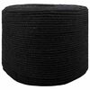 vidaXL Katoen Touw 4 mm 250 m Zwart 100% Katoen