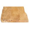 vidaXL Tafelblad met natuurlijke rand 50x40x2,5 cm massief mangohout