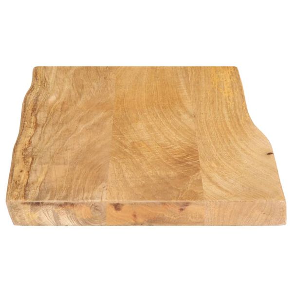 vidaXL Tafelblad met natuurlijke rand 50x40x2,5 cm massief mangohout