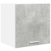 vidaXL Hangkast Beton Grijs en Wit 40 x 31 x 40 cm Bewerkt hout