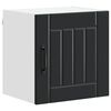 vidaXL Wandkast LUCCA Zwart 40 x 31 x 40 cm Bewerkt hout