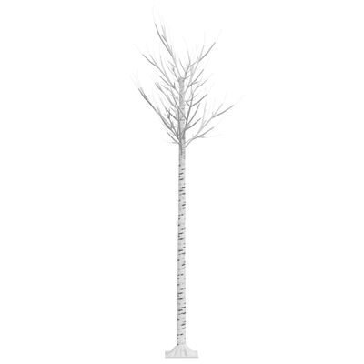 vidaXL Kerstboom wilg met 200 warmwitte LED's binnen en buiten 2,2 m