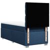 vidaXL Boxspring met matras stof blauw 100x200 cm