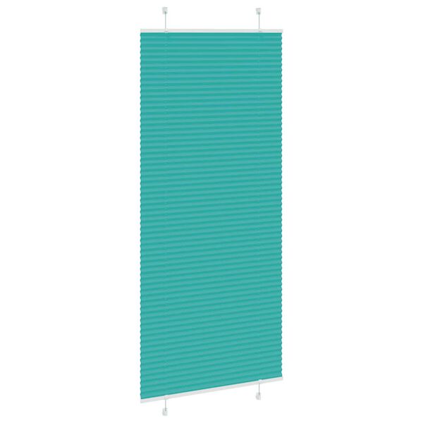vidaXL Pliss&eacute; rolgordijn 85x200 cm stofbreedte 84,4 cm petrol groen