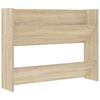 vidaXL Wandschoenenkast 80x18x60 cm bewerkt hout sonoma eikenkleurig