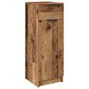 vidaXL Badkamer Kast met lade Oud hout 32 x 34 x 90 cm Bewerkt hout