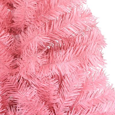 tactiek scheiden Miniatuur vidaXL Kunstkerstboom met standaard 120 cm PVC roze online kopen | vidaXL.be
