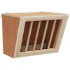 vidaXL Hooiruif voor konijnen 25x18,5x20,5 cm massief vurenhout