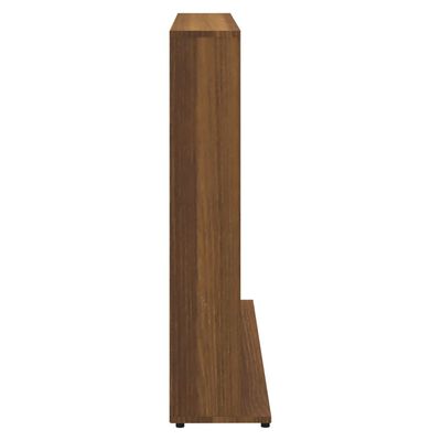 vidaXL Cd-kast 102x23x89,5 cm bewerkt hout bruin eikenkleur
