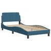 vidaXL Bedframe zonder matras "Hanko" fluweel blauw 90x190 cm