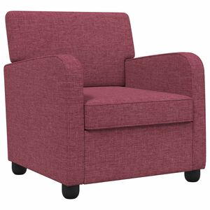 vidaXL Fauteuil Wijnrood Stof