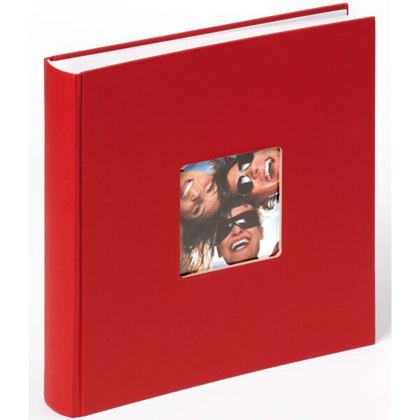 Walther Design Fotoalbum Fun 100 pagina's 30x30 cm rood