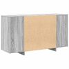 vidaXL Dressoir Grijs Sonoma 135 x 41 x 75 cm Bewerkt hout