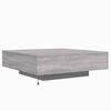 vidaXL Salontafel met LED-verlichting 100x100x31 cm grijs sonoma eiken