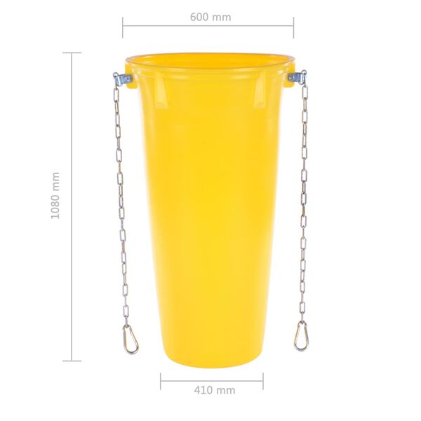 vidaXL Stortkokers 10 st 10,8 m