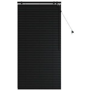 vidaXL Venetiaanse jaloezie Zwart 80 x 160 cm 35 mm
