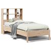 vidaXL Bed met boekenkast zonder matras massief grenenhout 90x200 cm