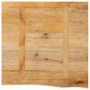 vidaXL Tafelblad met natuurlijke rand 40x40x3,8 cm massief mangohout