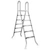 vidaXL Ladder voor bovengronds zwembad 224 x 175 cm 5-traps