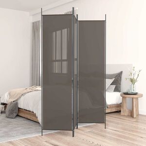 vidaXL Kamerscherm met 3 panelen 150x220 cm stof antracietkleurig