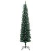 vidaXL Kunstkerstboom smal met 300 LED's 210 cm