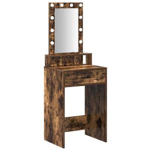 vidaXL Plafondtafel met lade Bruin 50 x 41 x 140 cm Bewerkt hout
