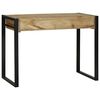 vidaXL Plafondtafel met plank Bruin 100 x 50 x 75 cm Massief mangohout