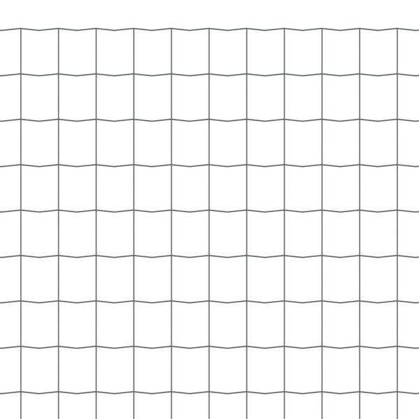 vidaXL Euro hek 10x1,2 m staal grijs