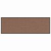 vidaXL Deurmat Bruin en zwart 60 x 180 cm 100% Polyamide