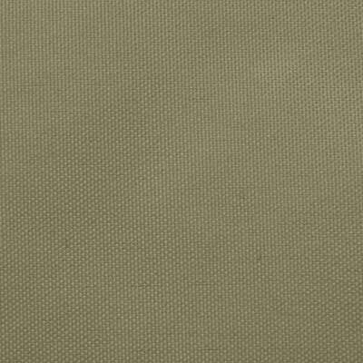 vidaXL Zonnescherm rechthoekig 2,5x4,5 m oxford stof beige