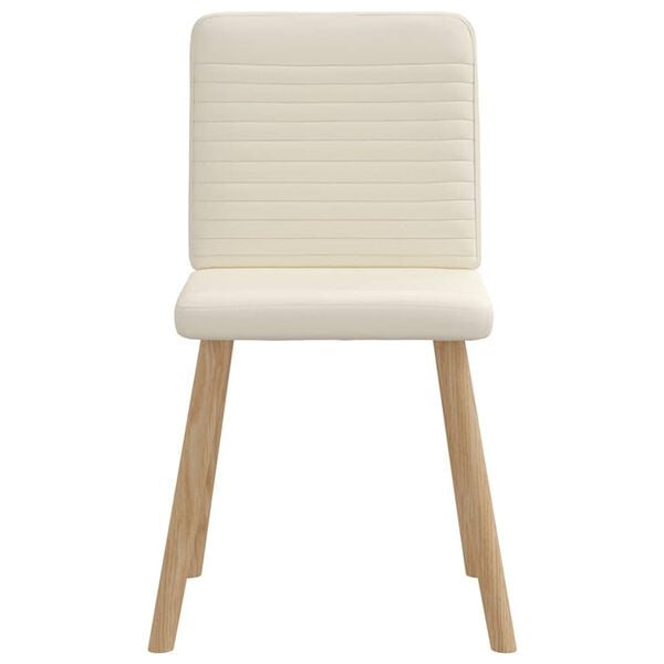 vidaXL Eetkamerstoelen 2 st linnen