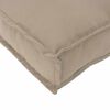 vidaXL Kussen Taupe 110 x 40 x 8 cm Oxford Stof
