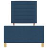 vidaXL Bedframe met hoofdeinde Blauw 90 x 200 cm Stof