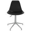 vidaXL Kantoorstoel draaibaar polypropeen zwart