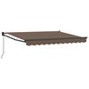 vidaXL Uitschuifbare luifel Taupe 3,5 x 2 m
