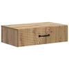 vidaXL Wandmontage Zijtafel 59 x 34,5 x 17 cm Bewerkt hout