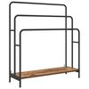 vidaXL Kledingrek met plank Oudhout 90 x 30 x 100,5 cm Bewerkt hout