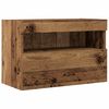 vidaXL TV Wandkast Oud hout 60 x 30 x 40 cm Bewerkt hout